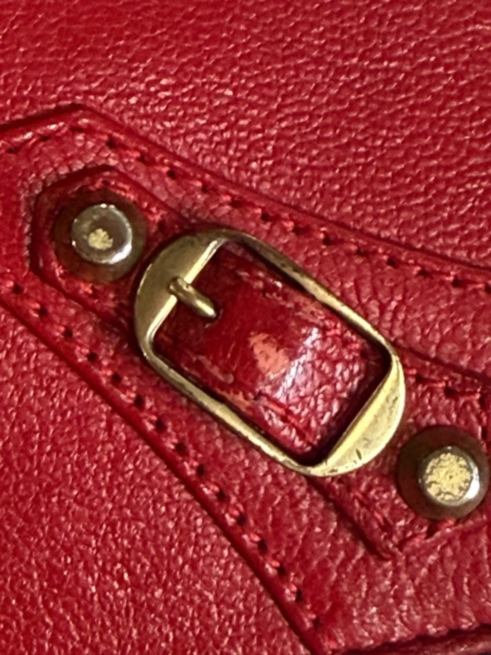 BALENCIAGA Purse Red Women Authentic secondhand